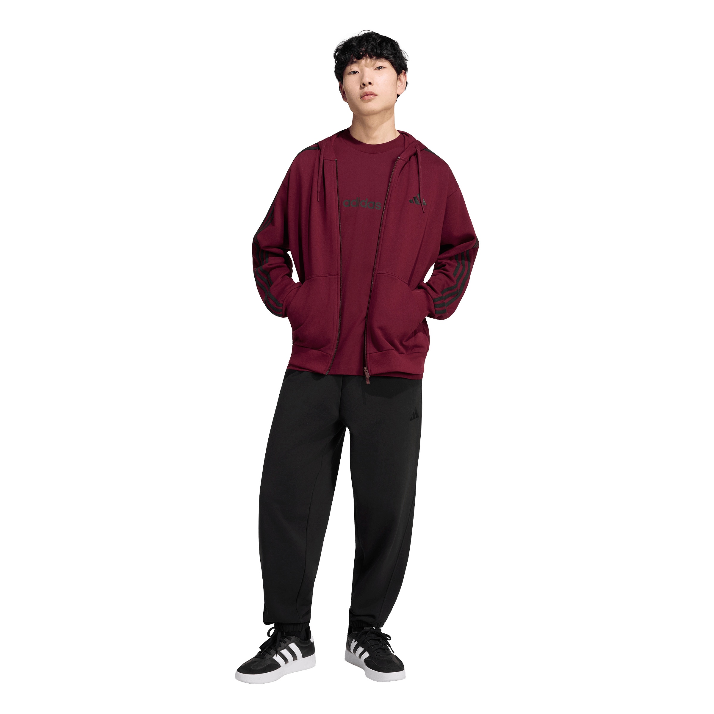 ADIDAS SPORTSWEARSportski gornji dio trenirke 'Essentials' - crvena boja