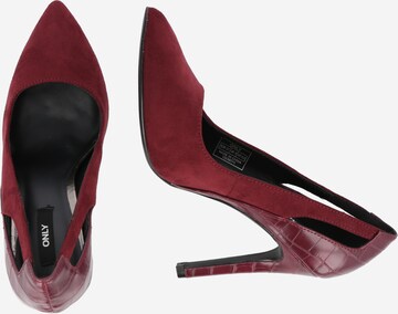 ONLY Официални дамски обувки 'Chloe' в червено