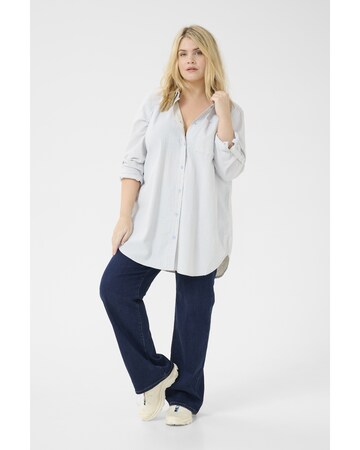 KAFFE CURVE Blouse 'KCNana' in Blauw