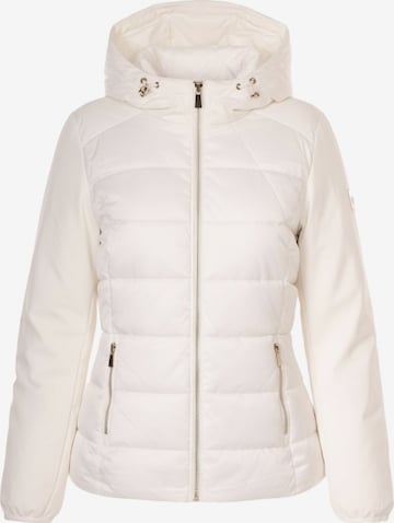 Veste d’hiver 'Piumino' Yes Zee en blanc : devant