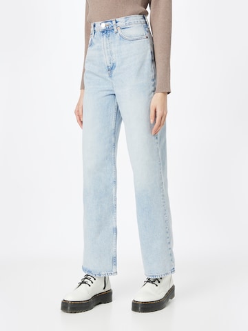 Samsøe Samsøe Wide Leg Jeans 'Rebecca' in Blau: predná strana