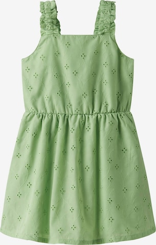 NAME IT Kleid 'NKFVioleta' in Grün: Vorderseite