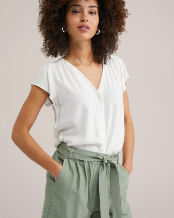 WE Fashion Bluse in Weiß
