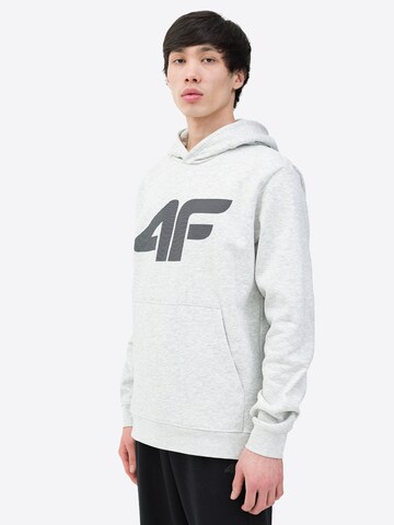 4F - Sweatshirt de desporto em cinzento: frente