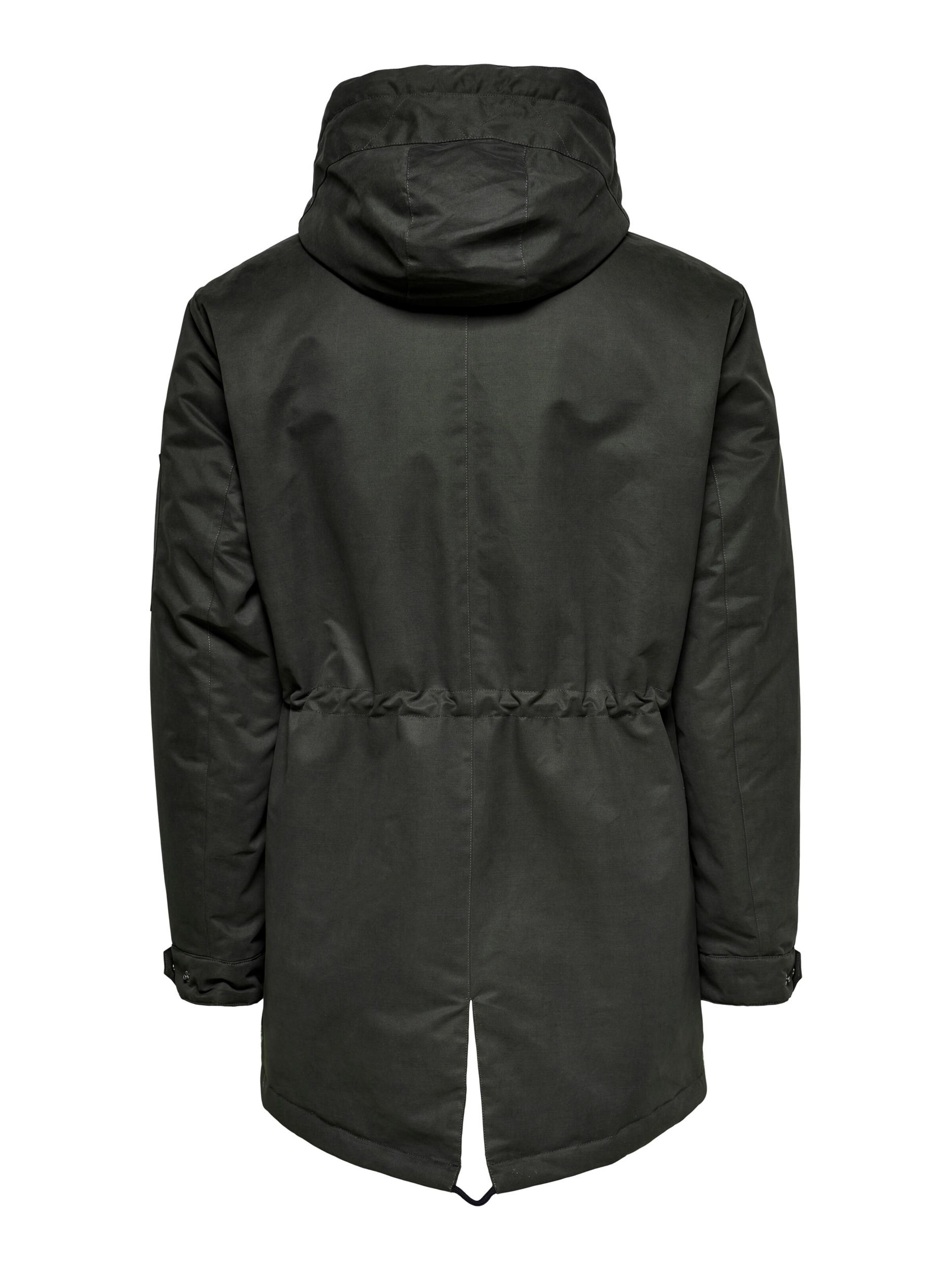 Only & Sons Winterparka 'Klaus' in Groen