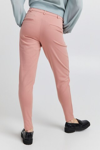 ICHI Tapered Broek 'Kate' in Roze