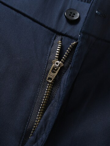 ALLTHEMEN Slim fit Traditional Pants 'Schnittstelle' in Blue