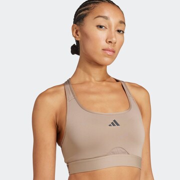 ADIDAS PERFORMANCE Bralette Sports Bra in Beige
