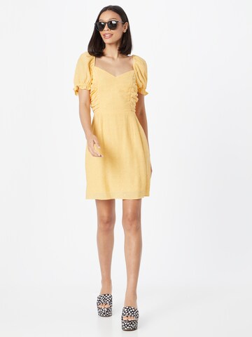 Robe d’été 'KAYSA' NAF NAF en jaune