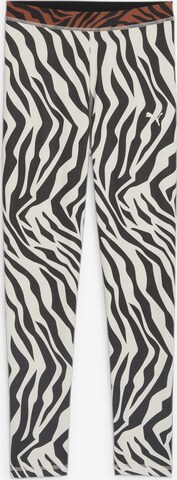 PUMA Leggings 'ANIMAL REMIX' in Beige: front