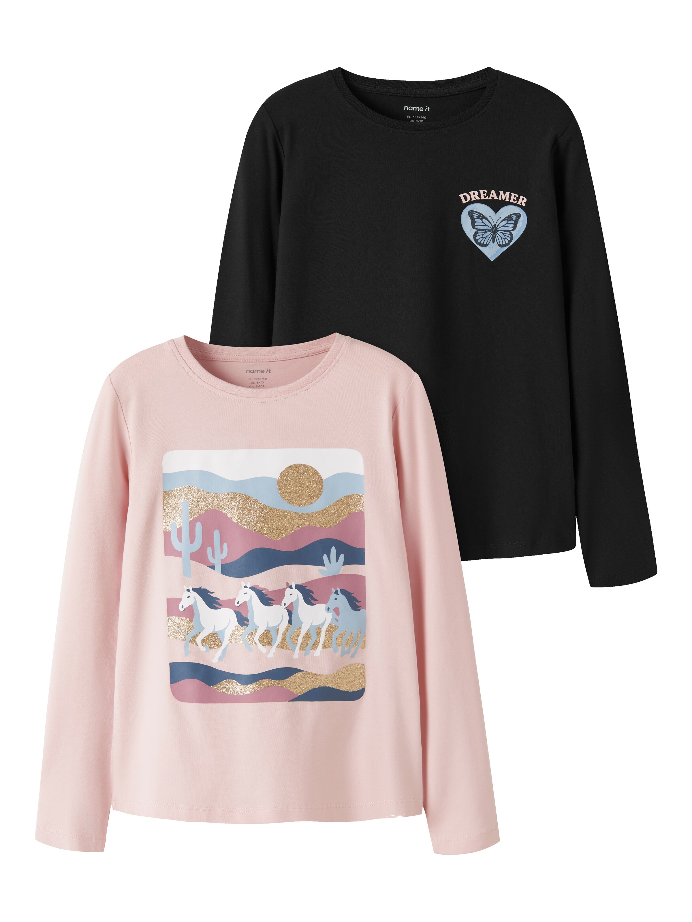 NAME IT Shirt 'NKFVIX' in Pink: front