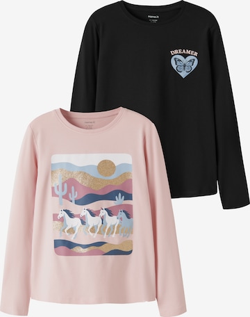 NAME IT Shirt 'NKFVIX' in Pink: front