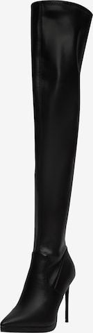 STEVE MADDEN Over the Knee Boots in Black: front