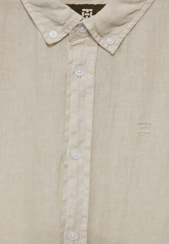 Street One MEN Regular fit Button Up Shirt in Beige