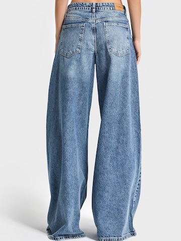 IT'S BASIC Wide leg Jeans 'Palazzo' in Blue