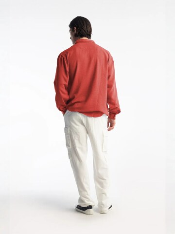 Fit confort Chemise Giesto en rouge