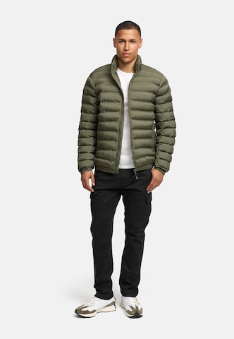 INDICODE JEANS Übergangsjacke 'Bjarne' in Grün