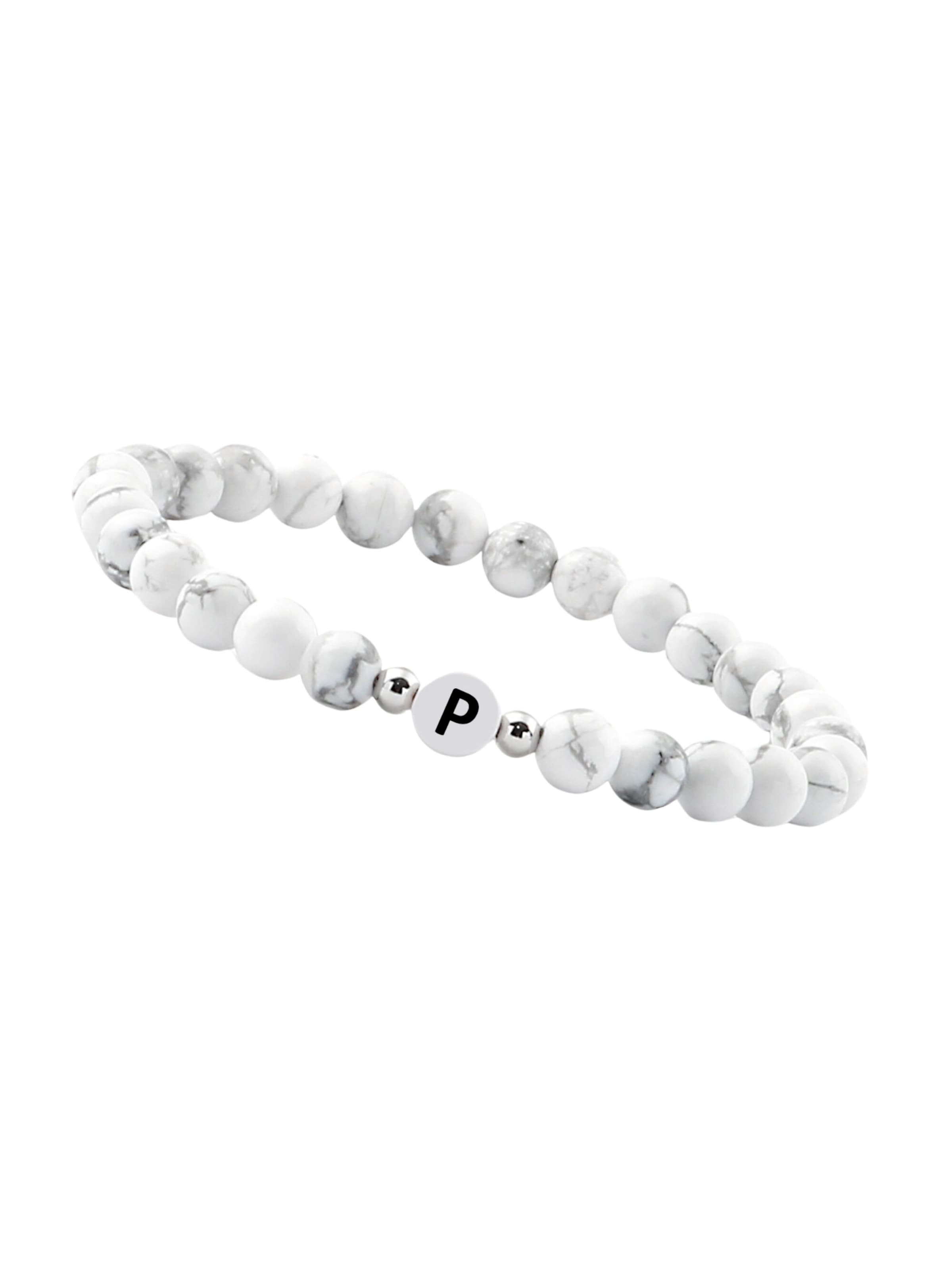 Bracelet GOOD.designs en blanc : devant