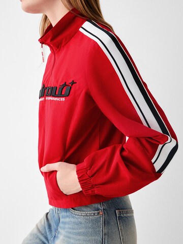 Bershka Between-season jacket in Red