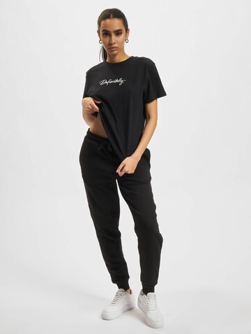 DEF Koszulka 'Definitely' w kolorze czarny