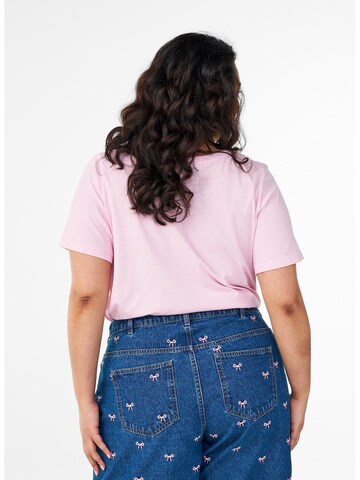 Zizzi Majica 'MKATJA' | rdeča barva