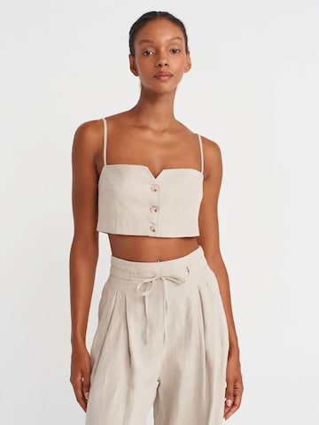 Camicia da donna di Dilvin in bianco: frontale
