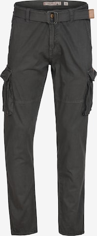 INDICODE JEANS Cargo Pants ' William ' in Black: front