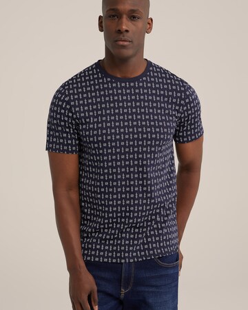 WE Fashion Shirt in Blau: Vorderseite