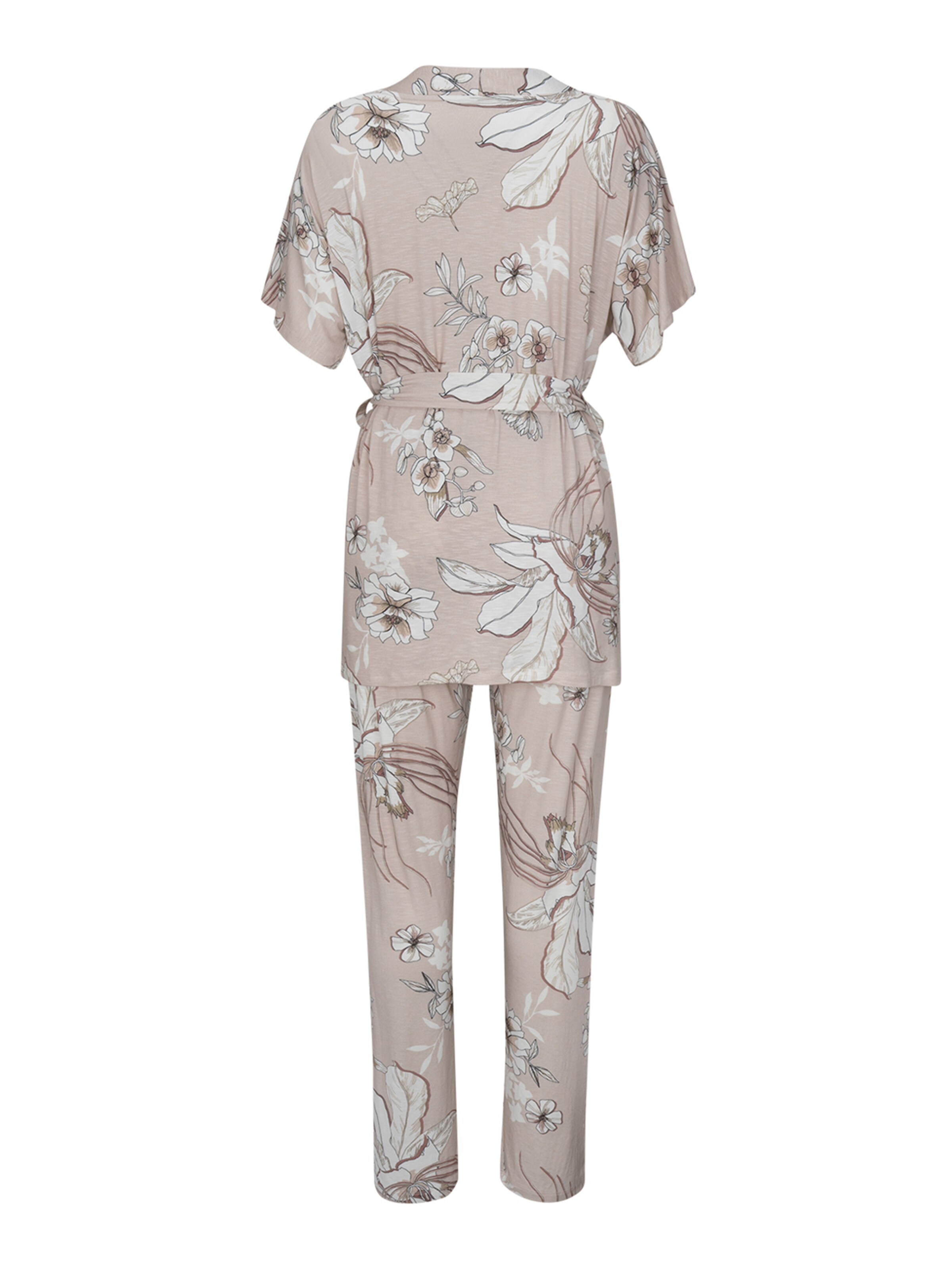Pyjama ' Gown, Bralet & Pants Dianthus ' Goldenbay en rose