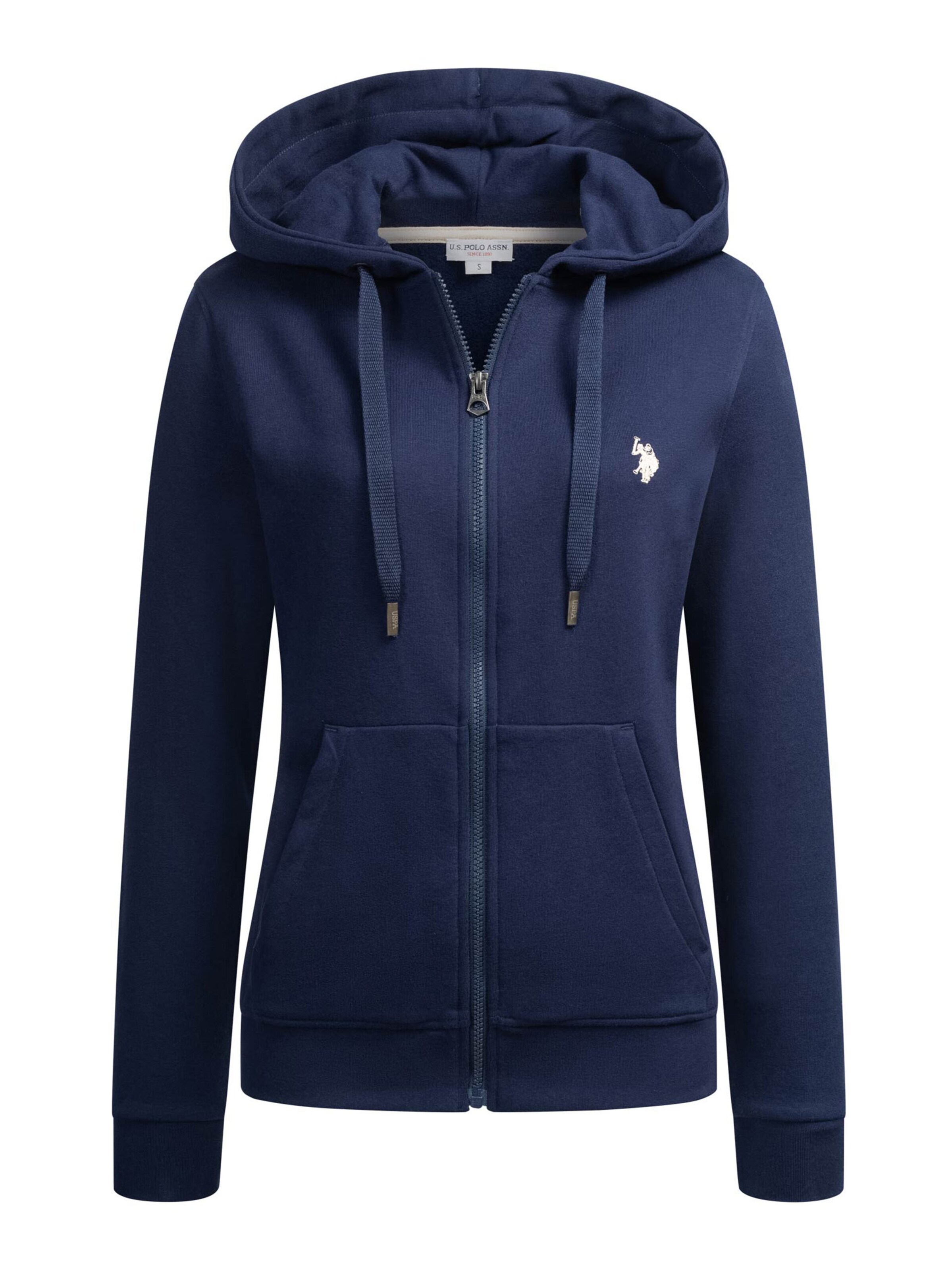 U.S. POLO ASSN. Sweat jacket in Blue: front