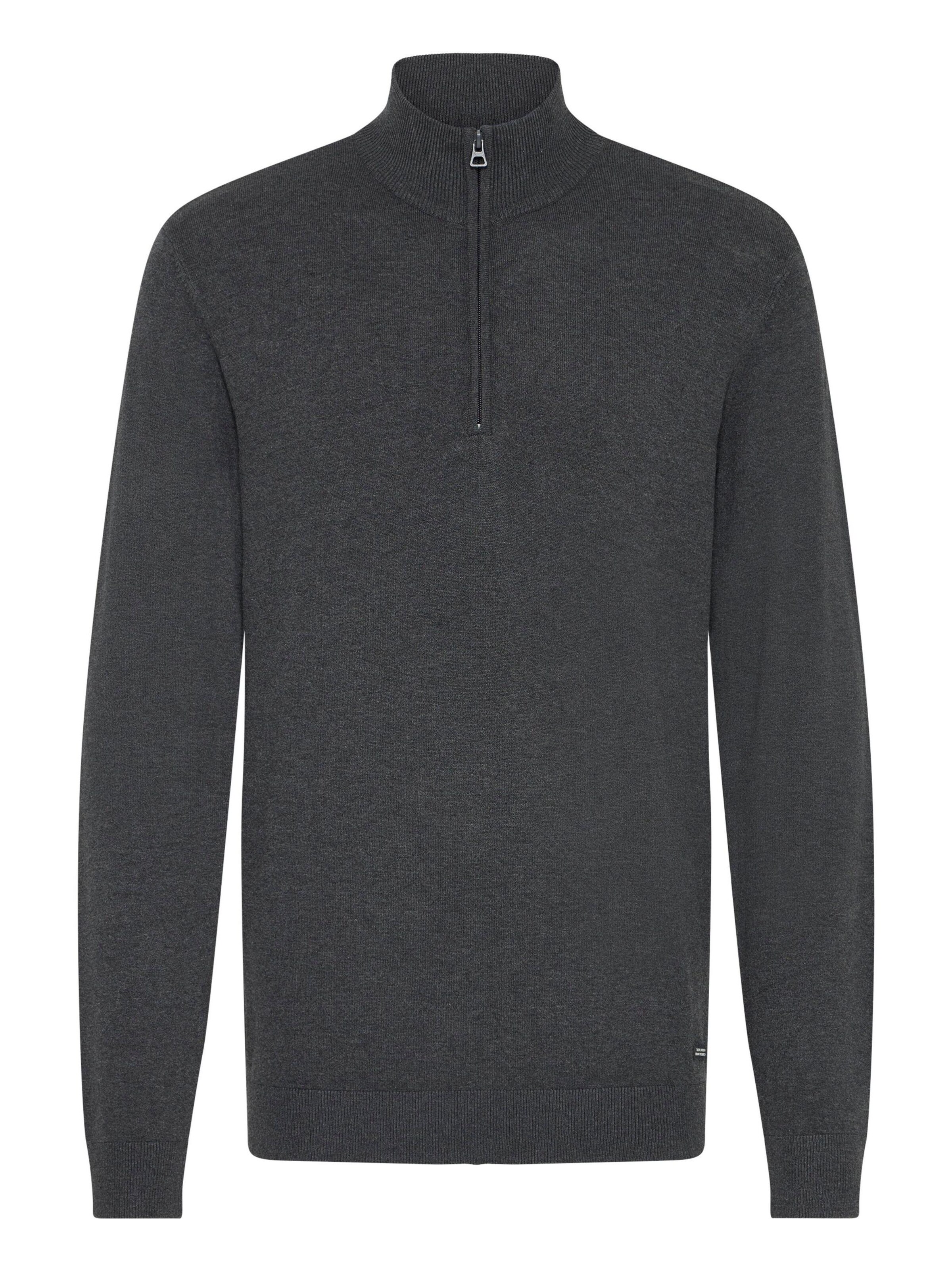 BLEND - Pullover 'BHWebex' em cinzento: frente