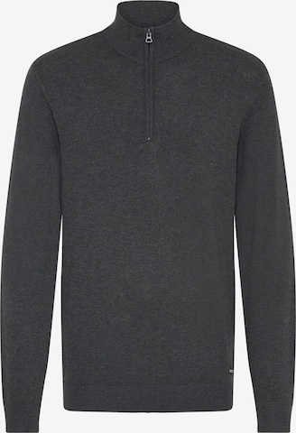 BLEND - Pullover 'BHWebex' em cinzento: frente