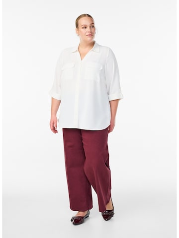 Zizzi Bluza 'Kikka' | bela barva