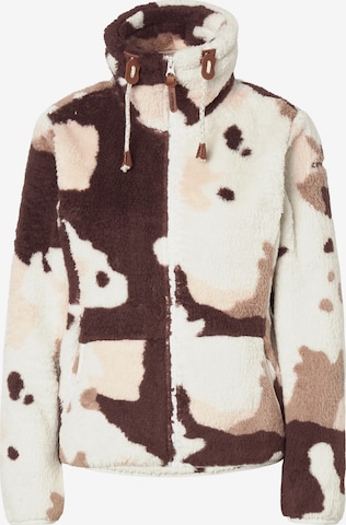 Veste en polaire fonctionnelle 'COLOMA' ICEPEAK en blanc : devant