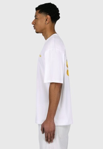 Dropsize T-Shirt 'Citrus' in Weiß