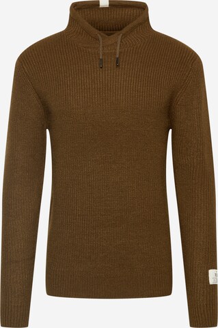 Redefined Rebel Pullover 'Easton' in Braun: front