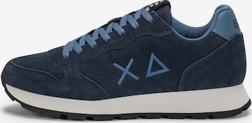 Baskets basses 'Tom' SUN68 en bleu : devant