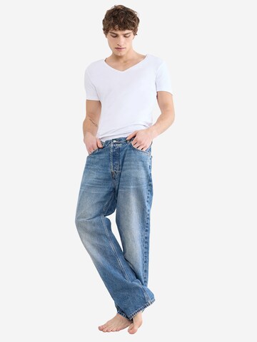 SLOGGI V-Shirt ' SLG Base ' in Weiß