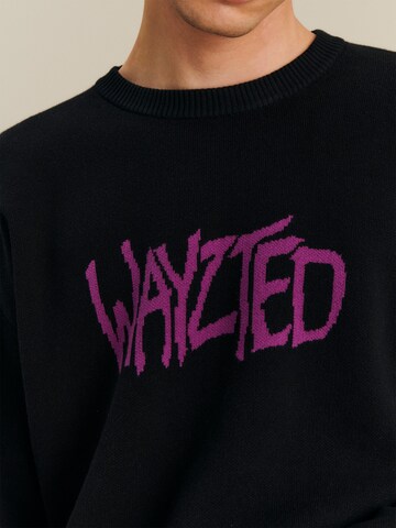 About You x Nils Kuesel Sweater 'Eddie' in Black