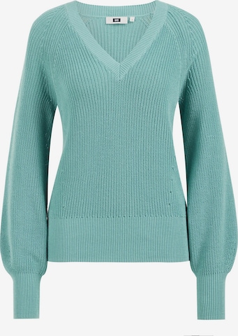 WE Fashion Sweater in Blue: front