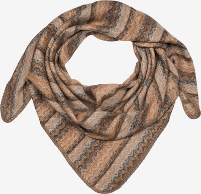 styleBREAKER Tuch 'Dreieckstuch Zick-Zack Webmuster' in One Size in taupe, Produktansicht