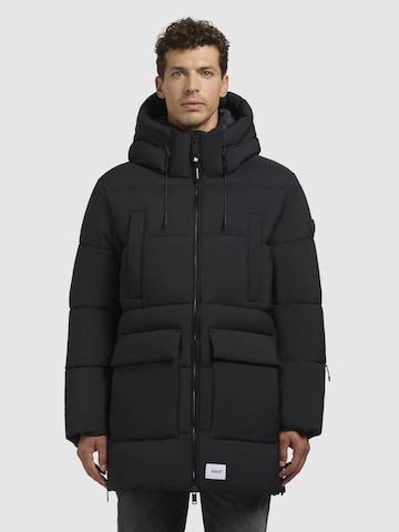 khujo - Chaqueta de invierno 'Welm Matt' en negro: frente