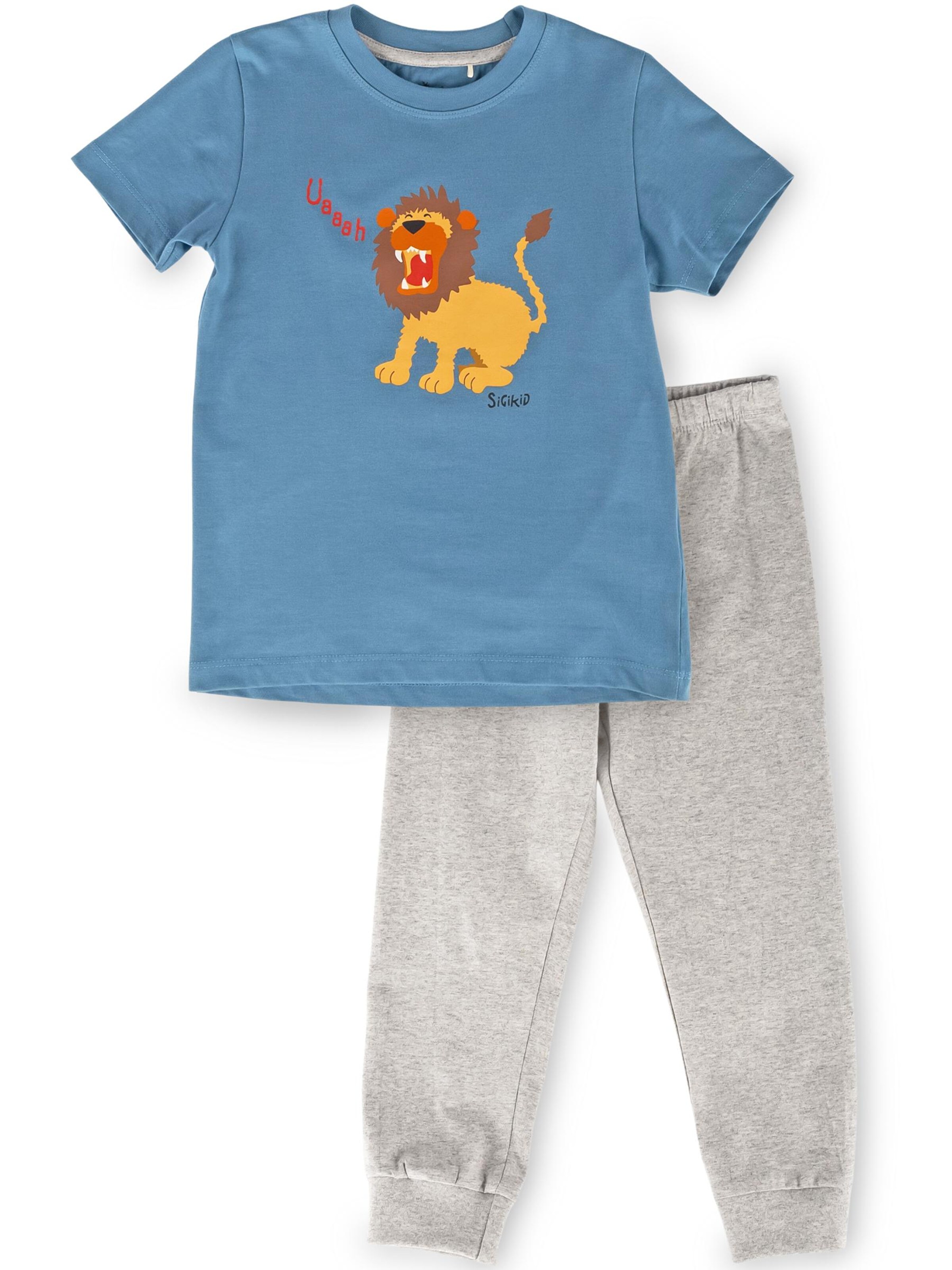 SIGIKID Pajamas in Blue: front