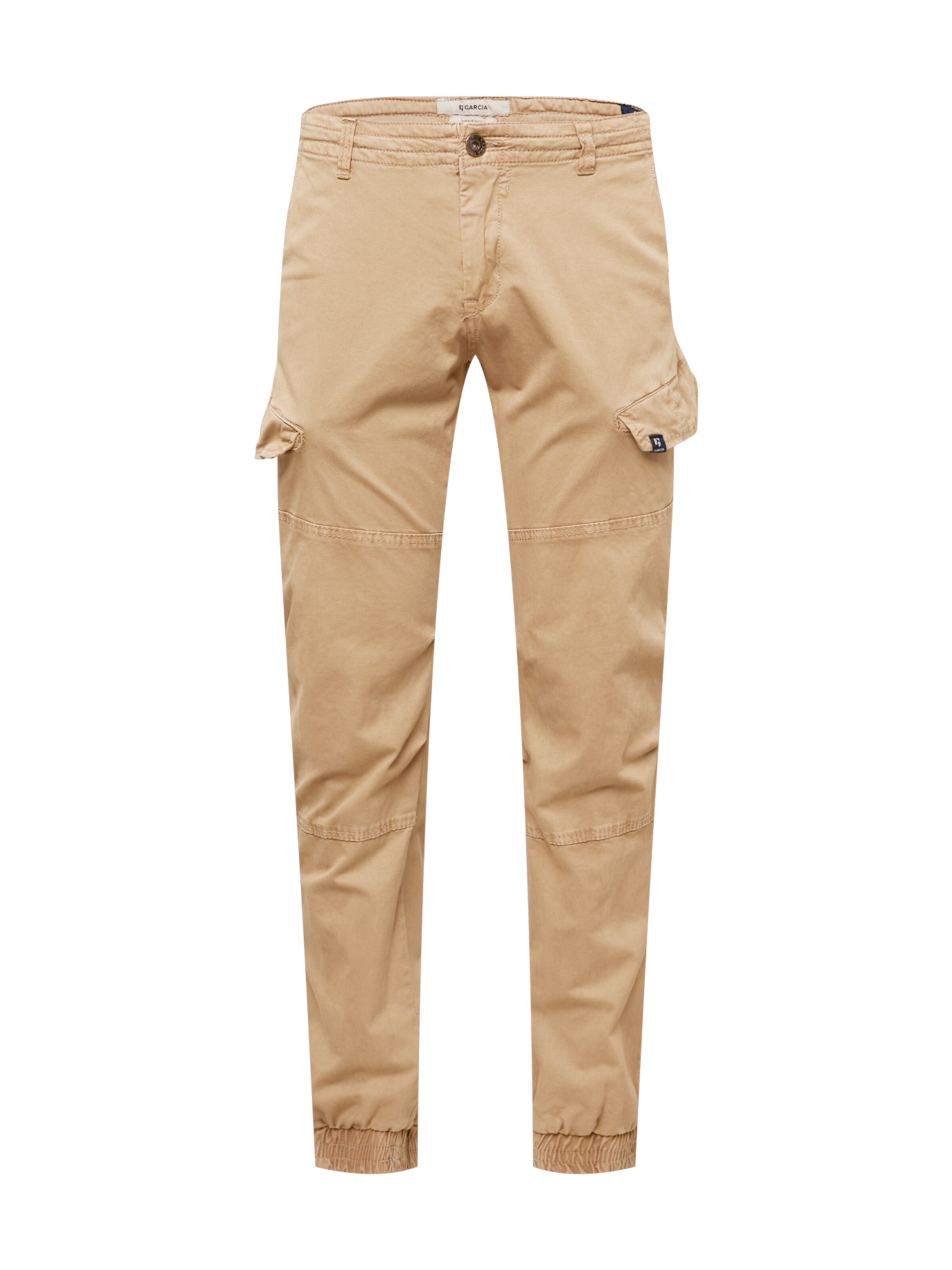 GARCIA Slimfit Hose in Braun: Vorderseite