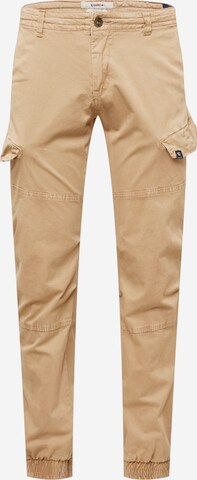 GARCIA Slimfit Cargobroek in Bruin: voorkant