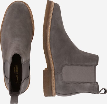 CLARKS Chelsea Boots 'Clarkdale' in Grey