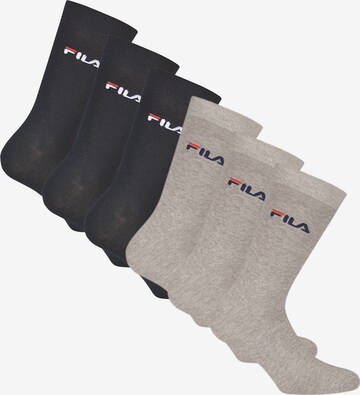 FILA Socks in Grey: front