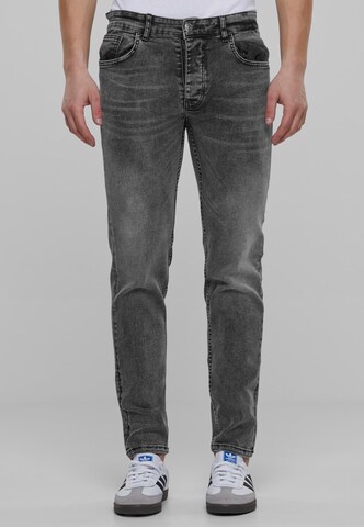 2Y Premium Slim fit Jeans in Grey: front