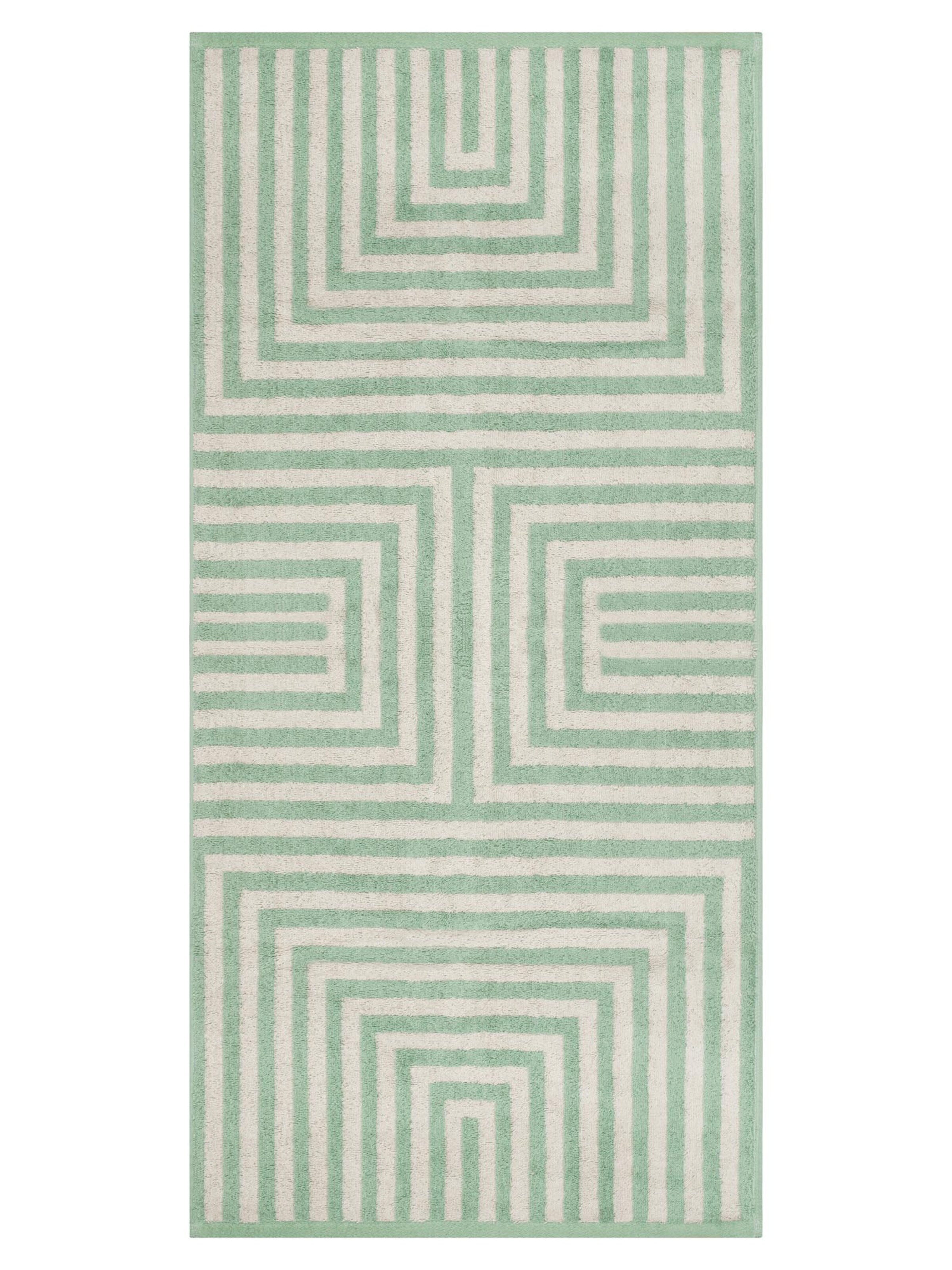 ROSS Towel 'Grafik' in Green