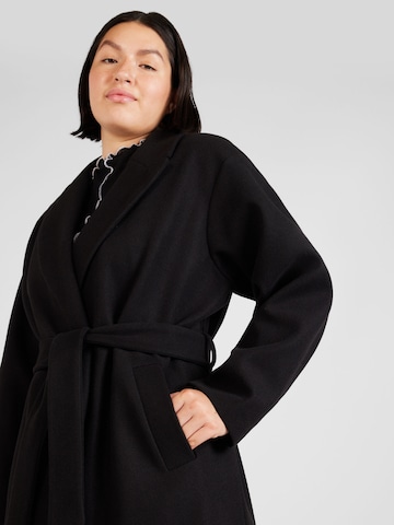Vero Moda Curve Ανοιξιάτικο και φθινοπωρινό παλτό 'Fortune' σε μαύρο